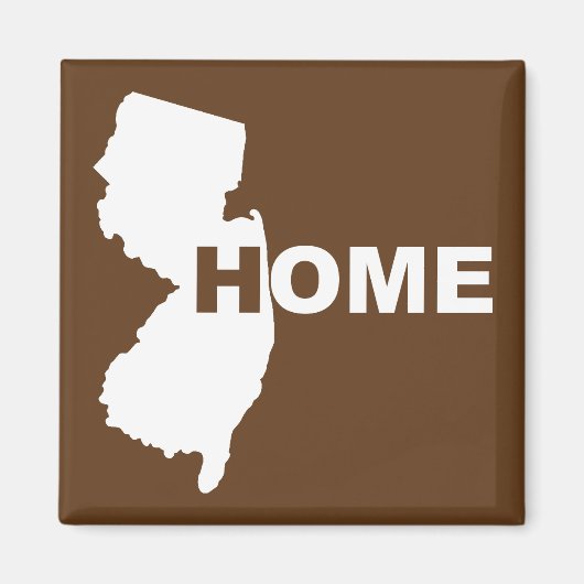 New Jersey Thuis Verre Van Staat Koelkastmagneet Magneet (Voorkant)