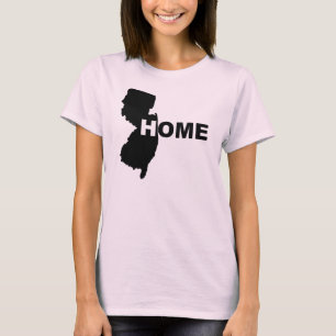 New Jersey Thuis Weg Van Staat T-Shirt Tees