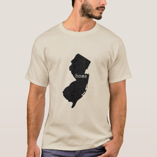 New Jersey thuisgetypt T-shirt (Voorkant)
