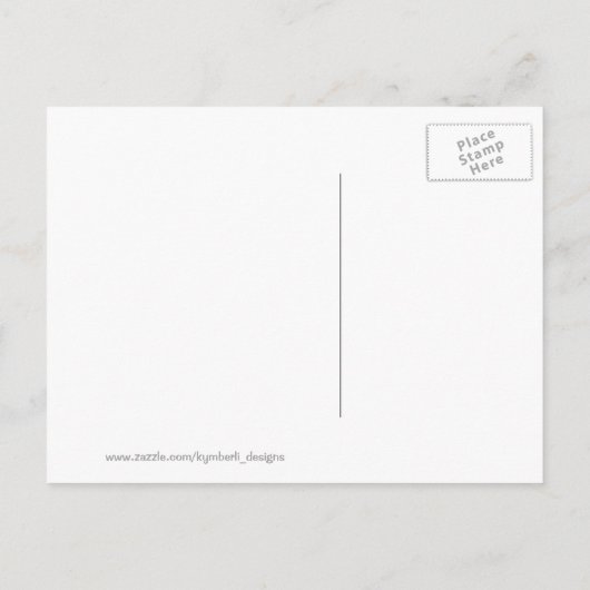 New Jersey Town Briefkaart (Achterkant)