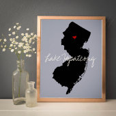 New Jersey Town Poster