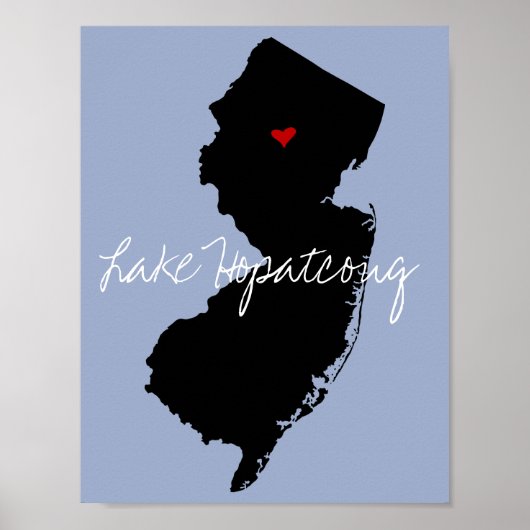 New Jersey Town Poster (Voorkant)