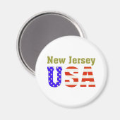 New Jersey USA. Magneet (Voorkant / Achterkant)