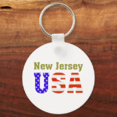 New Jersey USA. Sleutelhanger (Voorkant)
