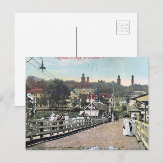  New Jersey Vakantie Briefkaart (Voorkant / Achterkant)