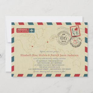 New Jersey / Verenigd Koninkrijk Airmail   Bruilof Kaart