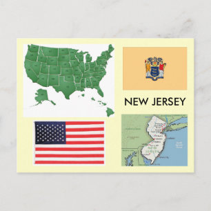 New Jersey, Verenigde Staten Briefkaart