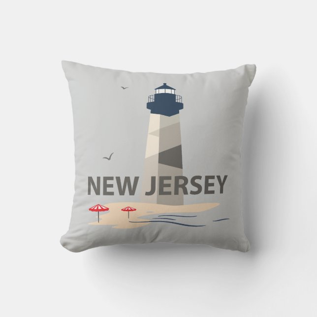 New Jersey, Verenigde Staten Kussen (Voorkant)