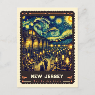 New Jersey Vincent van Gogh geïnspireerd Briefkaart