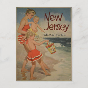 New Jersey Vintage Travel Poster Briefkaart