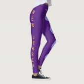New Jersey Violet State Flower Leggings (Rechts)