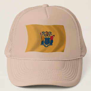 New Jersey Vlag Hoed Trucker Pet