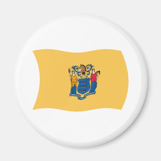 New Jersey Vlagmagneet Magneet (Voorkant)
