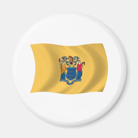 New Jersey Vlagmagneet Magneet (Voorkant)