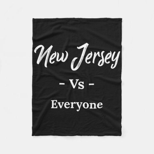 New Jersey Vs Everyone  Fleece Deken (Voorkant)