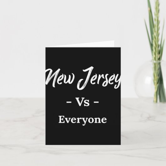 New Jersey Vs Everyone Kaart (Voorkant)