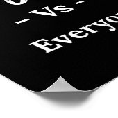 New Jersey Vs Everyone  Poster (Hoek)