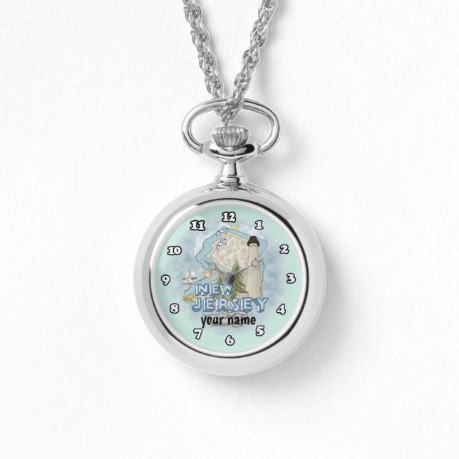 New Jersey vuurtoren horloge (Voorkant)
