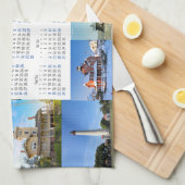 New Jersey Vuurtorens Theedoek (Quarter Fold)