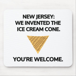 New Jersey: We hebben de ijskegel uitgevonden. Muismat