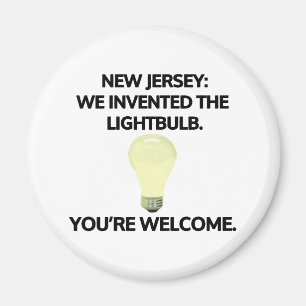 New Jersey: We hebben de lamp uitgevonden. Magneet