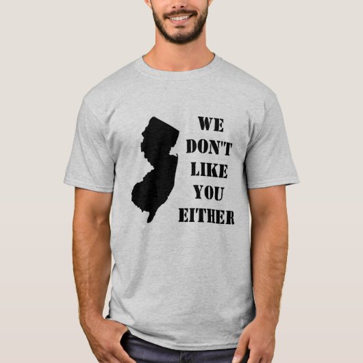 New Jersey: We houden ook niet van jou T-shirt (Voorkant)