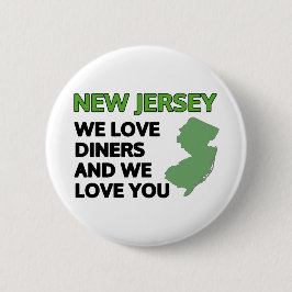 New Jersey: We houden van diners en we houden van Ronde Button 5,7 Cm