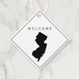 New Jersey welkomsttas cadeau Label bruiloft weeke