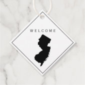 New Jersey welkomsttas cadeau Label bruiloft weeke (Voorkant)