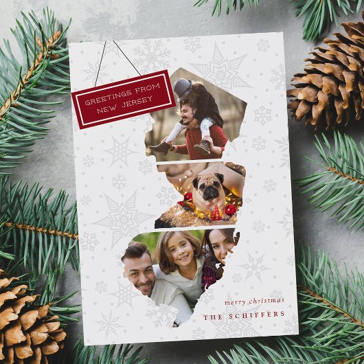 New Jersey wenst | Vakantiefoto Collage Kaart