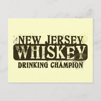 New Jersey Whiskey Drink Champion Briefkaart