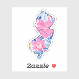 New Jersey - Zomerse Sticker - Lilly Inspired