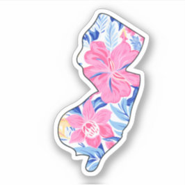New Jersey - Zomerse Sticker - Lilly Inspired