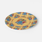 New Jerseyan Flag, Flag of New Jersey Papieren Bordje (Gekanteld)