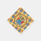 New Jerseyan Flag & Seal, New Jersey Servet (Hoek)