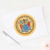 New Jerseyan Seal, Zegel van New Jersey Sticker (Envelop)