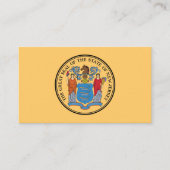 New Jerseyan Seal, Zegel van New Jersey Visitekaartje (Voorkant)