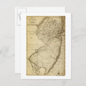 New JerseyPanoramic MapNew Jersey Briefkaart (Voorkant / Achterkant)