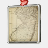 New JerseyPanoramic MapNew Jersey Metalen Ornament (Links)