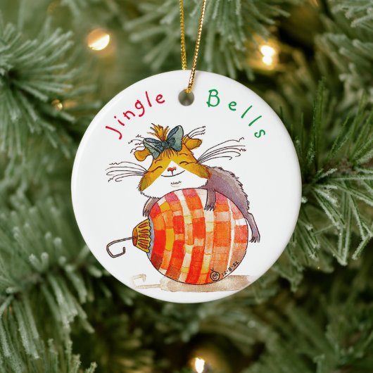 NEW Jingle Bells Guinee Pig Ornament (Boom)