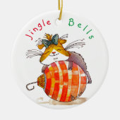 NEW Jingle Bells Guinee Pig Ornament (Voorkant)