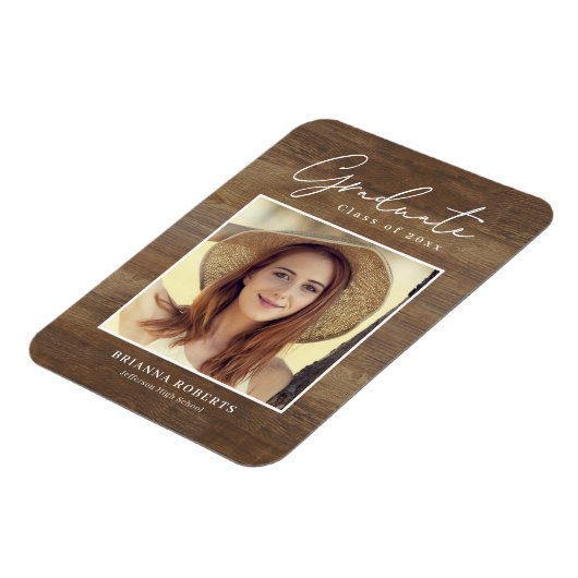 New Journey Rustic Afstuderen koninklijke Magnet Magneet (Linkerzijde)