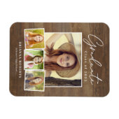 New Journey Rustic Afstuderen koninklijke Magnet Magneet (Horizontaal)
