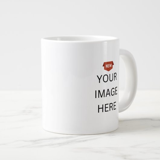 NEW! Jumbo Mug - 20z - Custom Grote Koffiekop (Voorkant rechts)