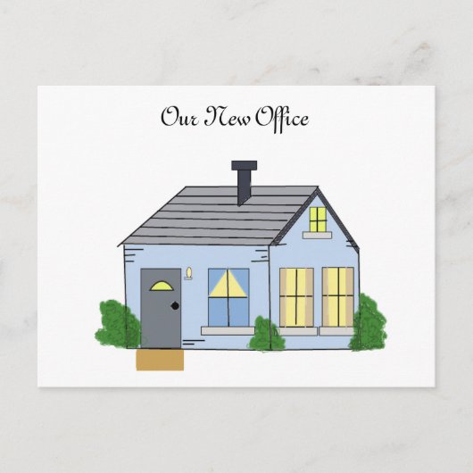 New Kantoor Building Briefkaart (Voorkant)