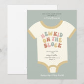 New Kid on the Block Baby Shower (Voorkant / Achterkant)