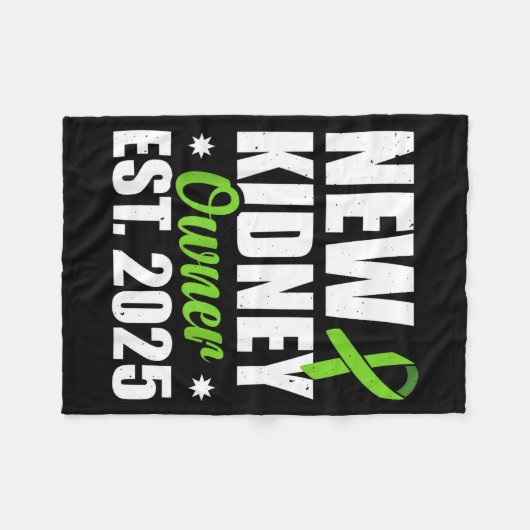 New Kidney Owner Est. 2025  Fleece Deken (Voorkant (Horizontaal))