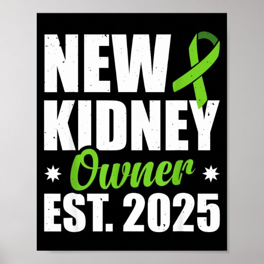 New Kidney Owner Est. 2025  Poster (Voorkant)
