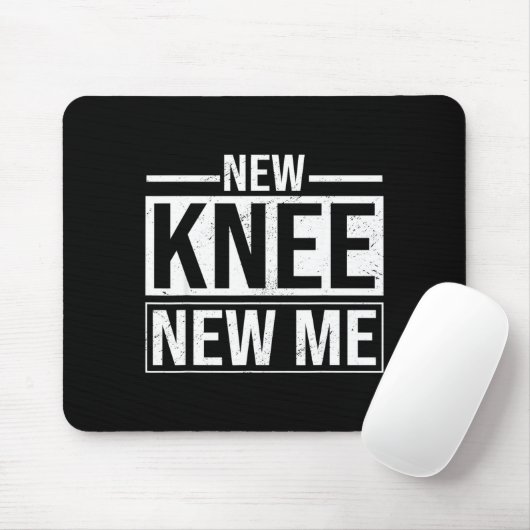 New Knee New Me Funny Knee Replacement Surgery Rec Muismat (Met muis)