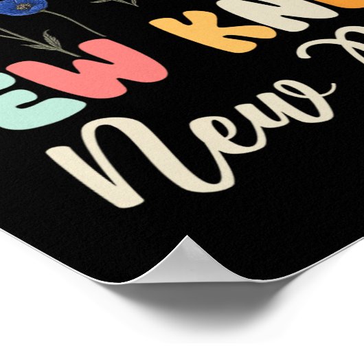 New Knee New Me Funny Knee Surgery Recovery Joke  Poster (Hoek)